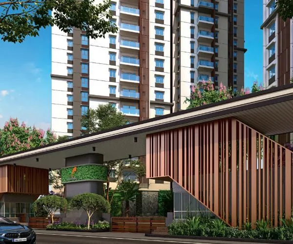 Modern living room with TV unit